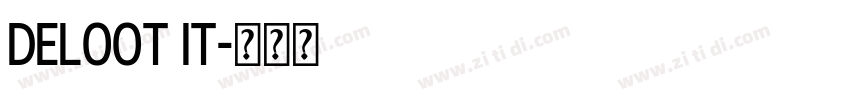 DeLoot It字体转换